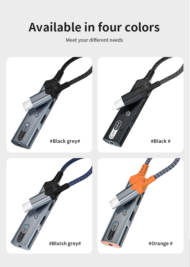 Type-C 3.5mm audio adapter